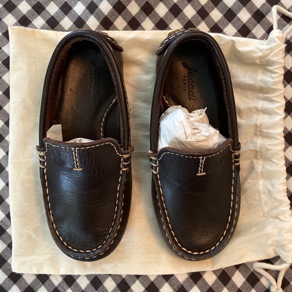 boys leather moccasins